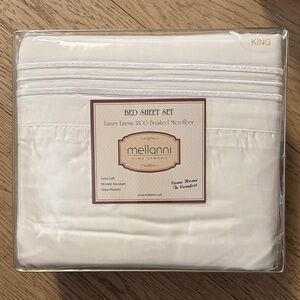 White Bed Sheet Set - Premium 1800 Brushed Microfiber